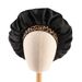 High stretch leopard-print elastic nightcap Single colored tee cap Fashion women's chemo cap Hair cap_viptrois.com