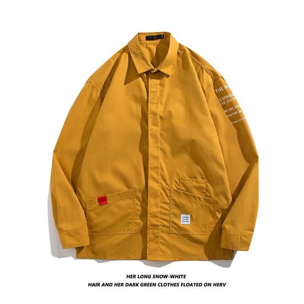 Men's Clothing Long Sleeved Shirt, Stylish And Casual, Loose Workwear Jacket, Double Pocket Shirt, Casual Top_viptrois.com