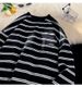 Pure Cotton Striped Sweatshirt For Men, Spring And Autumn, Hong Kong Style, Loose Fit, Student Couple Jacket, Trendy_viptrois.com