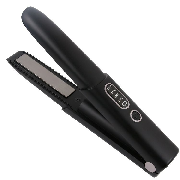 Electric Coil Splint Wireless Straight Hair Straightening Plate Clip Curling Iron Small Mini Portable European, American_viptrois.com