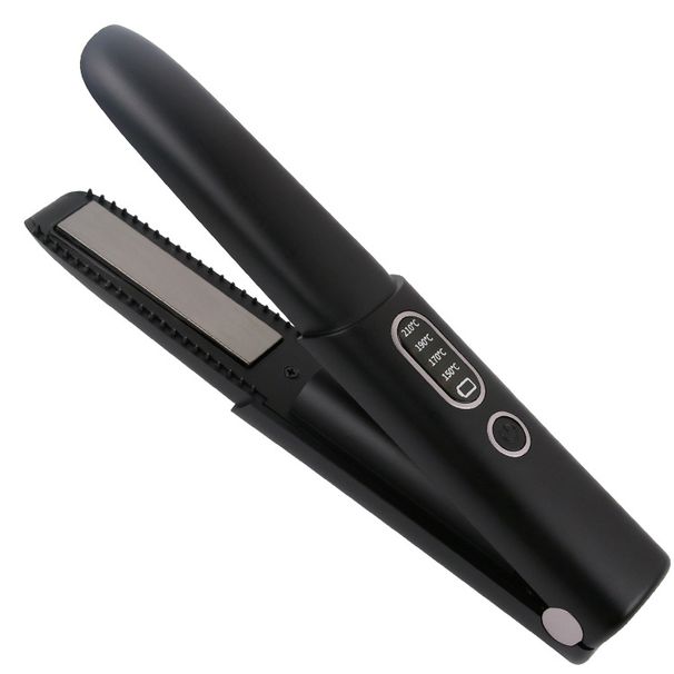 Electric Coil Splint Wireless Straight Hair Straightening Plate Clip Curling Iron Small Mini Portable European, American_viptrois.com