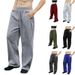 Men's Clothing Unisex Straight-Leg Sweatpants - Elastic Waist Joggers With Pockets (10 Colors, S-XXXL)_viptrois.com