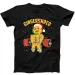 Gingershred Gym Bodybuilding Gingerbread Funny Gift Tee Black T Shirt Mens Womens Tees Top 264_viptrois.com