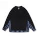 High-End Autumn Long Sleeve Quality Personality Casual Versatile Crew Neck Fashion Men's Minimalist Loose Sweatshirt_viptrois.com