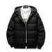 Men's clothing bright face stand collar cotton-padded coat trend thick warm coat wash cotton-padded coat_viptrois.com