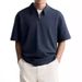 Men's Clothing Casual Zipper Tops Comfortable And Breathable Lapel Polo Shirts_viptrois.com
