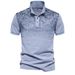 Men's Clothing POLO Shirt Business Casual Lapel Gradient Color Cotton T Shirt_viptrois.com