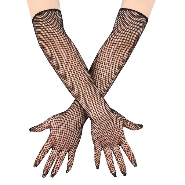 Unisex Fashion gloves cosplay dance dance sexy mesh gloves Clothing accessories fishnet gloves_viptrois.com