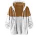 Men's Winter Fleece Lined Hooded Jacket - Warm Double Faced Coat, Loose Fit Casual Outerwear For Cold Weather_viptrois.com