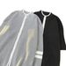 Men's Color-Block Stand Collar Knit Jacket – Trendy Striped Zipper Sweater For Autumn & Winter_viptrois.com