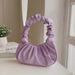 Women's Bags Women's Bag New Solid Color Cloud Pleated Bag Simple Women's Underarm Bag Sweet Shoulder Bag_viptrois.com
