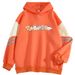 American Style Color Block Sweatshirt For Men, Loose Fit, Niche Cute Cartoon Pullover, Outerwear, Cool And Handsome Top_viptrois.com