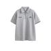 Men's Clothing Deconstructed Splicing Embroidery Short Sleeved Polo Shirt Men's Summer New Retro Loose Couple Versatile Casual T Shirt_viptrois.com