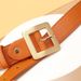 simple versatile belt women's fashionable high-end alloy women's belt decorative jeans belt_viptrois.com