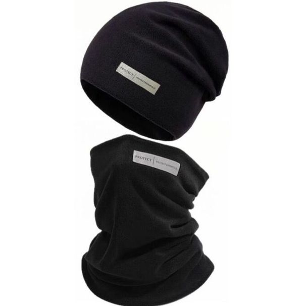 Fleece-Lined Thickened Autumn Winter Beanie Hat For Men And Women, Commuting Warm Headscarf Hat, Cycling Driving Neck_viptrois.com