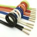 Premium Gold-Thread Round Shoelaces With Metal Tips - 100cm To 180cm Lengths For Sneakers, Boots & Casual Shoes_viptrois.com