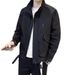 White Coat Men's Autumn Trend Loose Spring And Autumn Men's Jacket 2025 New Autumn Youth Tooling Gown_viptrois.com
