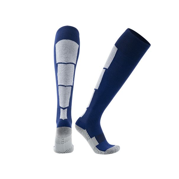 Long Tube Football Socks Over The Knee Thick Towel Bottom Sports Socks Sweat Absorbent Adult Non Slip Wear Resistant Breathable Training Socks_viptrois.com
