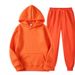 2025 Fashion Men's Spring And Autumn Solid Color Suit Hooded Sweater Suit Trend Casual Sports Two-piece Suit_viptrois.com