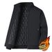Pure Autumn Winter New Men's For Middle-aged, Plus Size, Loose Fit, Padded, Thickened, Warm, Stand Collar, Fashionable Casual_viptrois.com