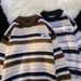 New retro soft and sticky striped sweater for men and women, simple and versatile knitted sweater for autumn and winter, couple's top_viptrois.com