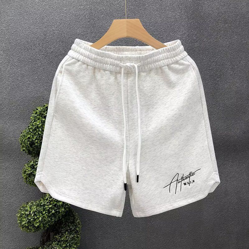 Men's Clothing Men's Summer Trendy Brand Embroidered Sports Pants Summer Fitness Breathable Loose Trendy Casual Shorts_viptrois.com
