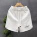 Men's Clothing Men's Summer Trendy Brand Embroidered Sports Pants Summer Fitness Breathable Loose Trendy Casual Shorts_viptrois.com