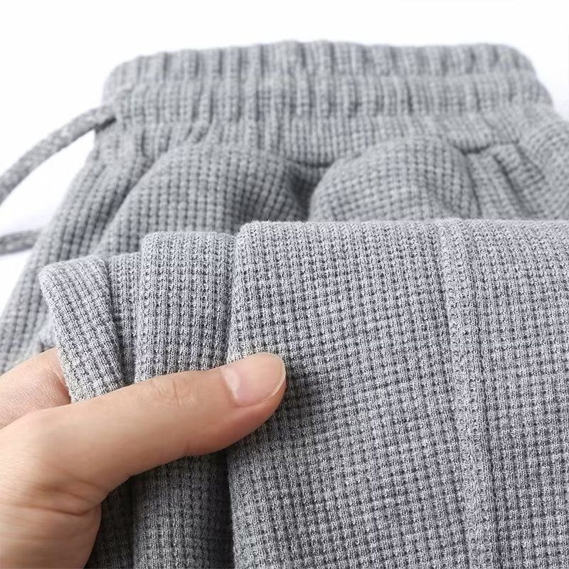 Men's Clothing Large Size Trendy Brand Loose Drawstring Straight Sports Pants Casual Pants Men_viptrois.com