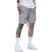 Men's Clothing Men's Cargo Shorts Elastic Waist Loose Cotton Casual Outdoor Lightweight Work Shorts With Multi_viptrois.com