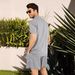 Men's Clothing Linen Short Sleeve Shirt Set Linen Summer Loose Casual Cotton Linen Cardigan Shirt Shorts_viptrois.com