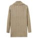 Loom Cross-Border Clothing Men's Long Cardigan Knit Jacket European And American Style Solid Color Autumn Winter Outdoor_viptrois.com