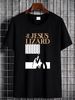 The Jesus Lizard 90s Graphic Reprint Black T Shirt Men Women Tee NH6207 Summer Top For Everyday Wear Casual Designer Clothes Stretched Streetwear_viptrois.com