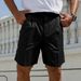 Men's Solid Color Casual Five Point Pants Business Golf Sports Shorts Men's Slim Fit Straight Leg Summer_viptrois.com