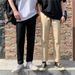 Men's Clothing Straight Pants Loose Wide Leg Pants Boys Summer Nine Point Casual Pants Versatile 9 Points_viptrois.com