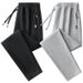 Men's Clothing Cotton Casual Sports Pants Men Plus Size Men's Fashion Sweatpants Loose Cuff Nine Point Long Pants_viptrois.com