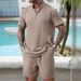 Men's Clothing New Chinese Style Henry Stand Up Collar Open Tube Sports Breathable Casual Men's Suit_viptrois.com