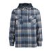 Men's European Size Sweater Jacket Teen Striped Checked Hoodie Winter Fleece_viptrois.com