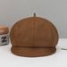 Beret Autumn And Winter Fashionable Design, Versatile Duckbill Cap Women, Suitable For Round Faces, Makes Face Look_viptrois.com