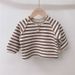 Baby clothing Thick hoodie baby warm waffle plus fleece long sleeve top_viptrois.com