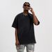 Summer Trendy Brand Short Sleeve 260g Washed Dyed Vintage Men's T-Shirt_viptrois.com