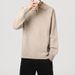 Men's Vintage Style Button Collar Long Sleeve Knit Sweater Autumn/Winter Fashion Top_viptrois.com