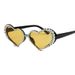 European And American New Peach Heart Diamond Sunglasses For Women Cute Cat Eye Heart Shaped Sunglasses With Diamonds Handmade Glasses_viptrois.com