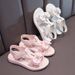 Children's Sandals Girls Princess Shoes Summer New Ins Casual Shoes Non Slip Soft Bottom Middle And Large Children Girls Beach Shoes_viptrois.com