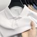 Men's Clothing Men's Polo Shirt Short Sleeved T Shirt Summer Casual Men And Women's Unisex Lapel Top Solid Color_viptrois.com