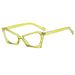 Women's Eyewear Frames Cat Eye Polygonal Glasses Frame Fashion High End Niche Glasses Trendy Personality Anti Blue Light Flat Glasses_viptrois.com