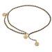 Ins Metal For Women, Adjustable Elastic Thin Waist Accessory With Three Tea Flowers, High-End Feel Pants Chain_viptrois.com