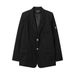 Men's Clothing High Street Single Breasted Two Button Suit Jacket Loose Pleated Wide Leg Suit Pants_viptrois.com
