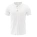 Summer Men's Fitness Casual Sports Jacquard Ribbed Quick-Dry Breathable Henley Short Sleeve_viptrois.com