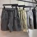 Men's Clothing Washed Distressed Ripped Sweatpants Versatile Retro Shorts Sports Casual Hip Hop Style Pants_viptrois.com