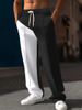 Men's Casual Cotton Blend Straight Leg Pants With 3D Print - Comfortable & Stylish For Everyday Wear_viptrois.com